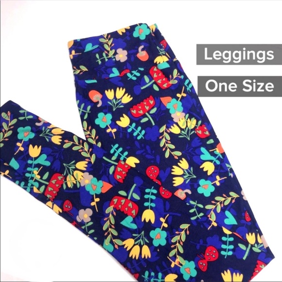 LULAROE enchanted forest LEGGINGS - Picture 1 of 2